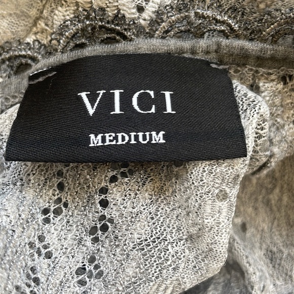 Vici Smoky Mountain Rain Lace Contrast Top - Picture 10 of 12